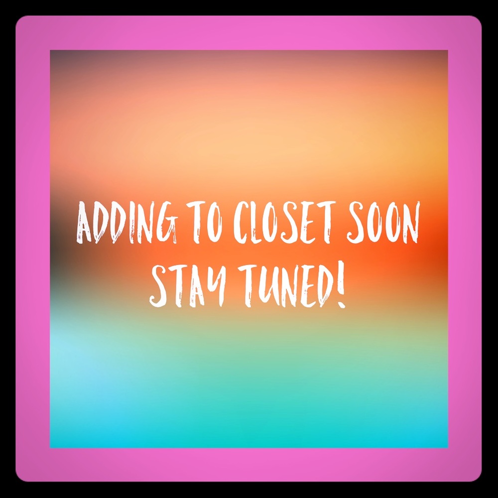Adding in the upcoming week☺️